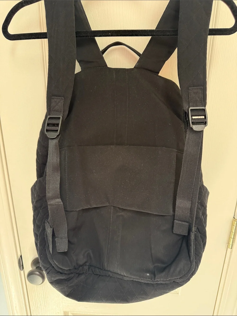 Vera Bradley Black Quilted Backpack